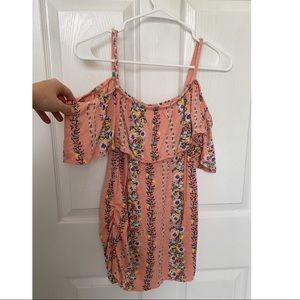 Floral maternity shirt